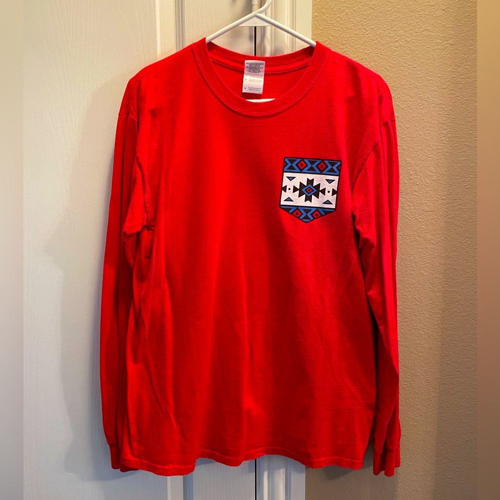 Southern Couture Red Long Sleeve!